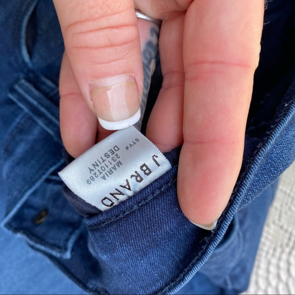 J brand tall medium wash high rise skinny jeans - Picture 7 of 7